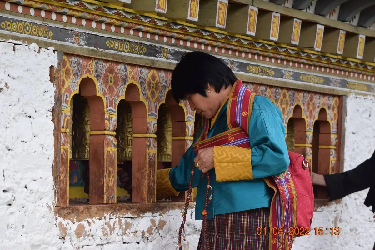 prayer wheel | Bhutan Through Lens
