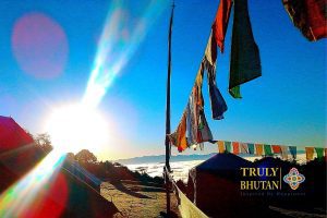 prayer flags | Po Chhu Trail