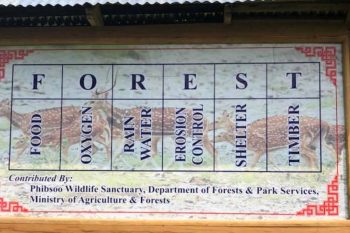 signboard | Phisboo wild life sanctuary